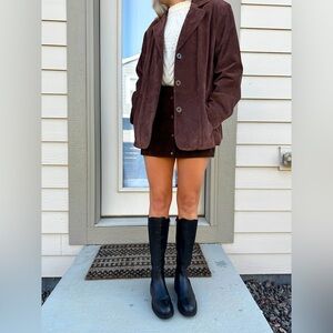 Vintage Preston and York 100% suede leather blazer